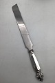 Georg Jensen Sterling Silver Acanthus Bread Knife No. 197B Measures 31 cm (12.20 inch)