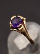 14 carat gold 
ring size 54 
with amethyst 
from goldsmith 
Kjeld Jacobsen 
Copenhagen item 
no. 561664