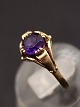 14 carat gold ring with amethyst