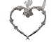 Georg Jensen 
Christmas, 
Johanne Silver 
Heart for 
hanging.
Measures 18.5 
by 18.0 cm.
The ...