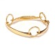 14kt gold bracelet by Bent Gabrielsen, DenmarkL: 18,5cm. W: 30,6gr