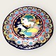 Bjørn Wiinblad, 
Rosenthal, 
Christmas 
plate, 1976 
"Angel with 
trumpet" 28.5 
cm in diameter 
...