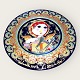 Bjørn Wiinblad, 
Rosenthal, 
Christmas 
plate, 1978 
"Angel with 
harp" 28.5 cm 
in diameter 
*Perfect ...