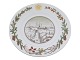 Royal 
Copenhagen 
Peters 
Christmas, 
large dinner 
plates.
Decorations by 
artists Johan 
Krohn ...