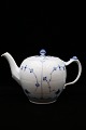 Large Blue Fluted Plain Royal Copenhagen teapot.Decoration number: 1/260. 1.sort. from ...