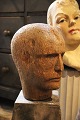 Early 1800s wig 
head in carved 
wood with a 
super fine 
patina. 
The head is 
made for making 
and ...