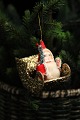 Old Christmas tree decoration in the form of Santa Claus ...