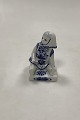 Royal Copenhagen Blue Fluted Figurine of Girl with Scarf No 4793