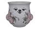 Bjorn Wiinblad 
art pottery, 
small pink 
flower pot 
shaped as a 
bird with beak, 
wings and a ...