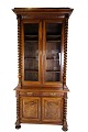 Display cabinet 
made of walnut 
wood by a 
Danish master 
carpenter 
decorated with 
wood carvings 
...