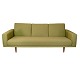 Three Pers. Sofa - Green Fabric - Oak - Illum Wikkelsø - 1960
Great condition
