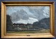 Thorenfeldt, 
Anton (1839 - 
1907) Denmark: 
Landscape with 
half-timbered 
farm. Oil on 
canvas. ...