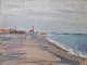 Skagen artist 
(19th/20th 
century): 
Skagen 
Nordstrand 
towards the 
lighthouse. Oil 
on ...