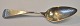 Silver eating 
spoon, Danish 
master, 1826. 
Stamped. L.: 21 
cm. With 
engravings.