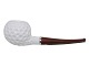 Royal 
Copenhagen 
white pipe.
Factory first.
Length 13.5 
cm.
Has been used 
but in ...