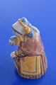 L. Hjorth 
ceramics from 
Bornholm. 
Figures in 
regional 
costumes.
Old lady with 
jug, height 10 
...