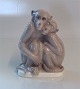 Bing and 
Grondahl Abes 
B&G 1647 
Monkeys - pair 
15 x 11 cm 2. 
Primates Marked 
with the three 
...