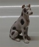 Bing and 
Grondahl dog 
B&G 2189 Grand 
Danois sitting 
11 cm Svend 
Jespersen  1st. 
Marked with the 
...