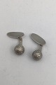 Georg Jensen 
Sterling Silver 
Cuff Links No. 
132 (Golf ball) 
Measures Diam 1 
cm (0.39 inch) 
...