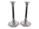 Peter Hertz 
silver, pair of 
elegant candle 
light holders 
from 1958.
Hallmarked 
"HERTZ" and ...