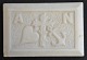 White marble 
letter press. 
19th century 
Denmark. With 
the symbols: 
faith, hope and 
love. With ...