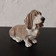 Royal Copenhagen figure of Basset dog by Jeanne Grut