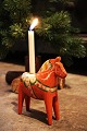 Decorative, old 
Swedish Dalar 
horse Christmas 
stand with room 
for a small 
Christmas 
candle on ...