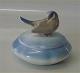 Bing and 
Grondahl 1623 
Bird on dish on 
lid Dahl Jensen 
12 cm 1.
Marked with 
the three Royal 
...