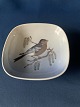 Beautiful small 
square 
bowl/plate. 
with fine motif 
of chaffinch on 
branch. The 
small bowl can 
be ...