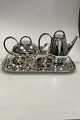 5 Piece 
Hingelberg 
Sterling Silver 
Tea and Coffee 
Set by Svend 
Weihrauch with 
tray
Tea Pot: ...