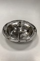 Georg Jensen 
Sterling Silver 
3 divided Bowl 
No 228 C
Measures 
27,5cm / 13cm 
høj ( 10.83 
inch ...