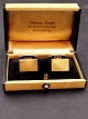 14 carat gold 
cufflinks 1 x 
1.5 cm. from 
goldsmith Axel 
Holm Copenhagen 
item no. 563404