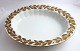 Royal Copenhagen. Oval serving dish / bowl with Queen Margrethe