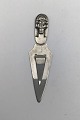 Peru Sterling 
Silver Book 
mark (Aztec 
warrior) 
Measures 7 cm 
(2.75 inch)