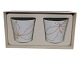Royal 
Copenhagen  
Christmas 
Collection, two 
tea light 
candle holders 
with gold.
The original 
...