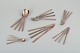 Sigvard 
Bernadotte 
"Scanline" 
brass flatware.
Four-person 
dinnerware set 
consisting of 
four ...