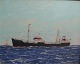 Guldbrandsen, 
E. (20th 
century), 
Norway: Ship 
portrait of 
the motorvessel 
Haakon Hauan 
from ...