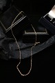 Old gold chain in 14 carat gold. Weight 2.2 grams. Length: 44cm.