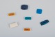 Ole Bjørn 
Krüger 
(1922-2007), 
Danish sculptor 
and ceramicist.
Seven unique 
brooches in 
glazed ...
