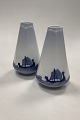 Pair of Royal 
Copenhagen Art 
Nouveau Vaser 
with Viking 
Ships No 336 / 
63 A
Measures 
17,5cm / ...