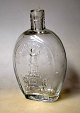 German pocket 
lark in clear 
glass, 19th 
century. With 
motif and text: 
Die Wacht am 
Rhein. H.: 14 
...