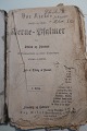 Vor Kirkes Stjernepsalmer
For Skolen og Hjemmet
Efter Pontoppidans og andre Psalmebøger 
(Salmebøger)
Udvalgte og samlede 
Med et Tillæg af bønner
Fra 1877
Indskrevet tidligere ejers navn samt årstal: 1883
Condition in relation to the age