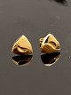 8 carat gold ear studs 1 x 1 cm. from goldsmith Herman Siersbøl Copenhagen item no. 564667