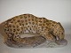 Very Rare Royal Copenhagen Figurine, Jaguar.