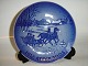 Bing & Grondahl Christmas Plate 2005, Bringing home The Christmas Tree. Factory first, ...