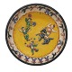 Stoneware plate by Bode Willumsen, 1895-1987, with circus artists. Signed and 
dated 1945. D: 32,5cm