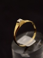 14 carat gold ring with diamond