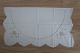 Parade piece for above the chest of drawers
A beautiful old piece with handmade white 
embroidery
95cmx53cm
The parade piece was in the good old days fx used 
to hang above the chest of drawers, but is