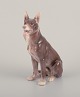 Bing & Grøndahl, porcelænsfigur af stående schæferhund.
