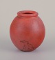 Svend Hammershøi (1873-1948) for Kähler. Ceramic vase in uranium glaze.